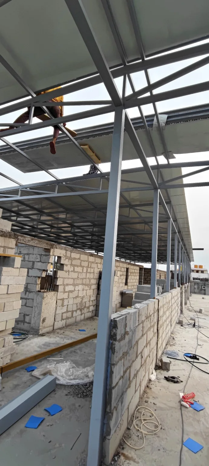 Industrial Roof Install for PUF Roofing in Bengaluru